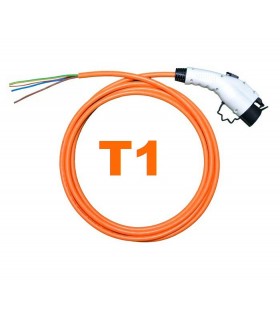 Conector Tipo 1 (J1772) – (32A) + 5 metros de cable