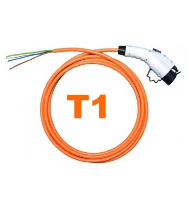 Conector Tipo 1 (J1772) – (32A) + 5 metros de cable