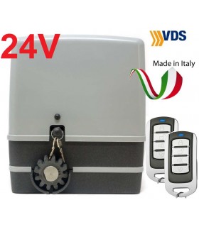 Motor 24V corredera 600 Kilos SIMPLY + Cuadro de Control y 2 mandos