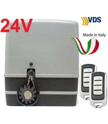 Motor 24V corredera 600 Kilos SIMPLY + Cuadro de Control y 2 mandos