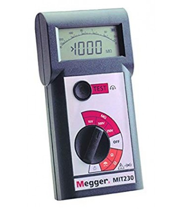 MIT230 Medidor de Aislamiento y Continuidad 250/500/1KV