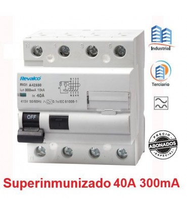 Superinmunizado 40A 300mA Trifásico