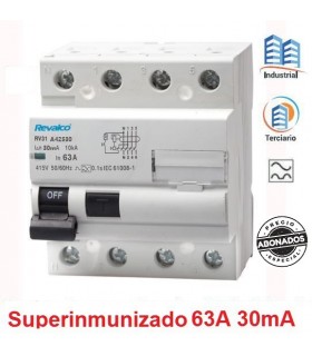 Superinmunizado 63A 30mA Trifásico 10kA